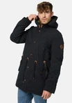 Indicode Winterjacke Barge Dunkelgrün/Khaki/Schwarz/Dunkelgrau