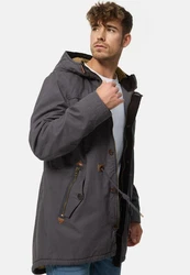 Indicode Winterjacke Barge Grau/Dunkelgrau/Khaki/Braun/Dunkelgrün