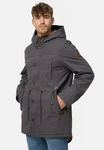 Indicode Winterjacke Barge Grau/Dunkelgrau/Khaki/Braun/Dunkelgrün