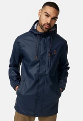 Indicode Winterjacke Malmoe Dunkelblau/Rot