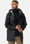 Indicode Winterjacke Malmoe Schwarz/Grau/Dunkelgrau/Orange