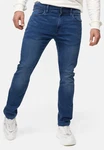 Indicode Herren INCoil Jeanshose aus Super-Stretch Denim Blau/Dunkelblau