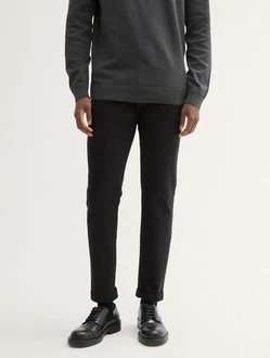 TOM TAILOR 5-Pocket Jeans Travis Slim Chino Schwarz