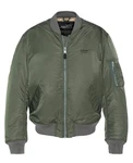 Schott NYC Bomberjacke Macampsrs Dunkelgrün