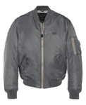 Schott NYC Bomberjacke Macampsrs Blau/Grau/Dunkelgrau/Dunkelblau