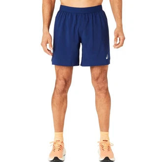 Asics Laufhose Road 2-in-1 Shorts Dunkelblau/Blau/Hellblau
