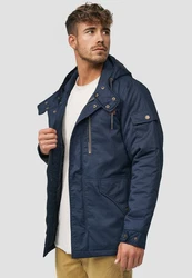 Indicode Winterjacke Elmhurts Blau/Dunkelblau/Hellblau