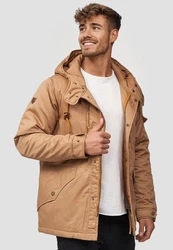 Indicode Winterjacke Elmhurts Braun/Beige/Khaki