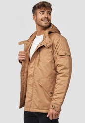 Indicode Winterjacke Elmhurts Braun/Beige/Khaki