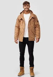 Indicode Winterjacke Elmhurts Braun/Beige/Khaki