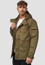 Indicode Winterjacke Elmhurts Dunkelgrün/Khaki