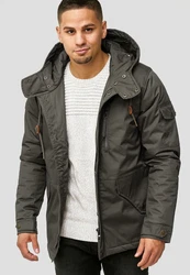 Indicode Winterjacke Elmhurts Dunkelgrün/Khaki