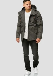 Indicode Winterjacke Elmhurts Dunkelgrün/Khaki