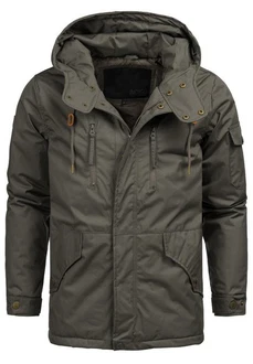Indicode Winterjacke Elmhurts Dunkelgrün/Khaki