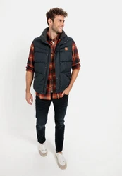 camel active Langarmhemd Rot/Braun/Orange/Dunkelrot