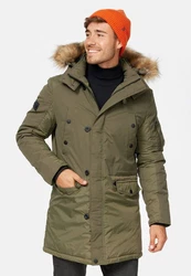 Indicode Winterjacke Jarl Dunkelgrün/Khaki
