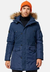 Indicode Winterjacke Jarl Dunkelblau