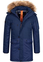 Indicode Winterjacke Jarl Dunkelblau