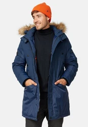 Indicode Winterjacke Jarl Dunkelblau