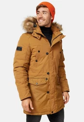 Indicode Winterjacke Jarl Beige/Braun/Gelb/Orange/Khaki