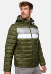 Indicode Herren Hampshire Steppjacke Dunkelgrün/Grün