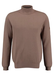 Key Largo Stehkragenpullover MST KLAWARD Braun/Grau/Beige/Khaki