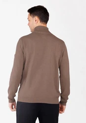 Key Largo Stehkragenpullover MST KLAWARD Braun/Grau/Beige/Khaki