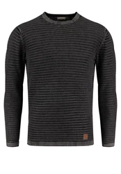 Key Largo Pullover MST MANUEL Dunkelgrau/Schwarz/Grau