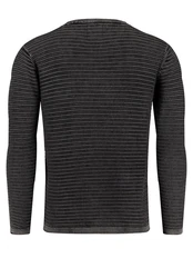 Key Largo Pullover MST MANUEL Dunkelgrau/Schwarz/Grau