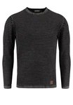 Key Largo Pullover MST MANUEL Dunkelgrau/Schwarz/Grau