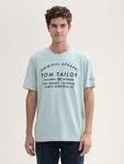 TOM TAILOR T-Shirt Logo Print Melange