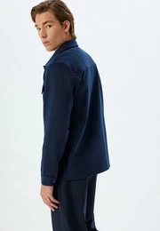Jackenblazer Regular Hemdkragen
