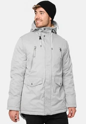 Indicode Winterjacke Loaf Grau/Khaki/Hellgrau