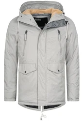 Indicode Winterjacke Loaf Grau/Khaki/Hellgrau