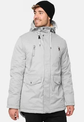 Indicode Winterjacke Loaf Grau/Khaki/Hellgrau