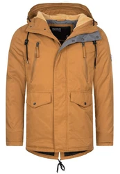Indicode Winterjacke Loaf Braun/Beige/Khaki