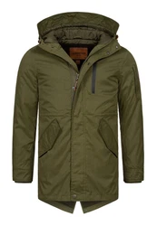 Indicode Winterjacke Villalobos Dunkelgrün/Grün/Khaki