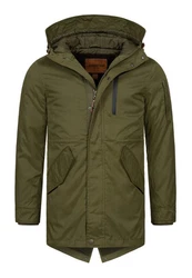 Indicode Winterjacke Villalobos Dunkelgrün/Grün/Khaki