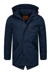 Indicode Winterjacke Villalobos Dunkelblau/Blau