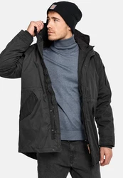 Indicode Winterjacke Villalobos Schwarz/Dunkelgrau