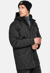 Indicode Winterjacke Villalobos Schwarz/Dunkelgrau