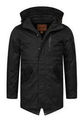 Indicode Winterjacke Villalobos Schwarz/Dunkelgrau