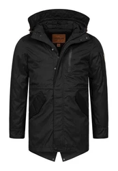 Indicode Winterjacke Villalobos Schwarz/Dunkelgrau