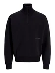 JACK & JONES Pullover JORVESTERBRO Dunkelblau/Schwarz/Hellblau/Grau