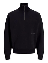 JACK & JONES Pullover JORVESTERBRO Dunkelblau/Schwarz/Hellblau/Grau