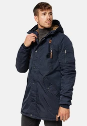 Indicode Winterjacke Bardsley Dunkelblau