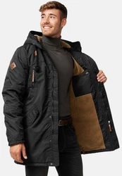 Indicode Winterjacke Bardsley Dunkelgrün/Dunkelgrau/Grau/Khaki/Schwarz