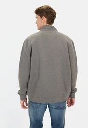 camel active Sweatjacke Grau/Hellgrau/Dunkelgrau