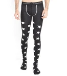 emilio cavallini Feinstrumpfhose STARS Schwarz/Creme
