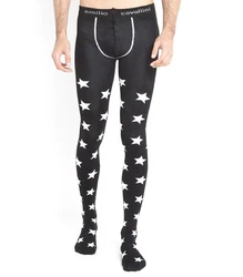 emilio cavallini Feinstrumpfhose STARS Schwarz/Creme